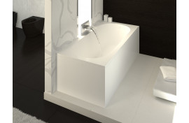 Akmens masės vonia Vispool Libero, 180x80 balta