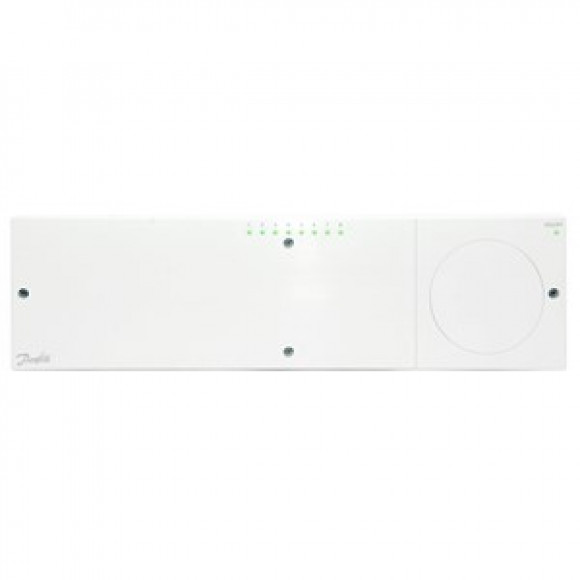 Šildymo valdymo sistema Danfoss Icon, grindų šildymo valdiklis 230V, 8/14 zonų be vėsinimo ir temperatūros pažeminimo funkcijų ir LED indikacijos