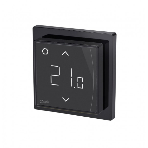Elektra šildomų grindų termostatas Danfoss ECTemp, Smart, programuojamas, juodas
