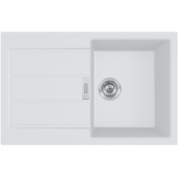 Tectonite plautuvė Franke, Sirius S2D 611-78 su užkemšamu ventiliu, Arktis weiss