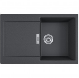 Tectonite plautuvė Franke, Sirius S2D 611-78 su užkemšamu ventiliu, Carbon