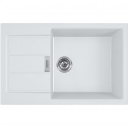 Tectonite plautuvė Franke, Sirius S2D 611-78 XL su užkemšamu ventiliumi, Arktis weiss