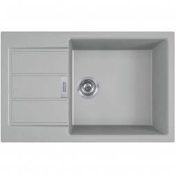 Tectonite plautuvė Franke, Sirius S2D 611-78 XL su užkemšamu ventiliumi, Urban Grey