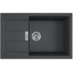 Tectonite plautuvė Franke, Sirius S2D 611-78 XL su užkemšamu ventiliumi, Carbon