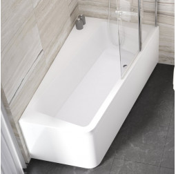 Asimetrinė vonia Ravak 10°, 170x100, dešininė