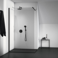 Virštinkinė dalis vonios-dušo maišytuvui Ideal Standard, Ceratherm T100 Silk Black matinė juoda