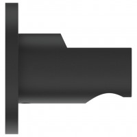 Rankinės dušo galvos laikiklis Ideal Standard IdealRain, Silk Black matinė juoda