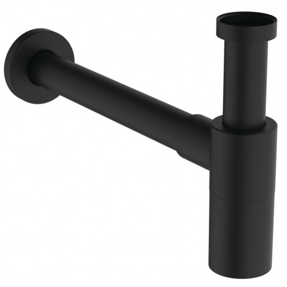 Praustuvo sifonas Ideal Standard, Design d32, Silk Black matinė juoda