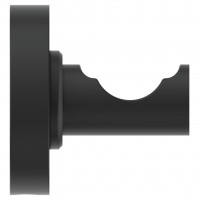 Rankšluosčių kabliukas Ideal Standard IOM, Silk Black juoda matinė