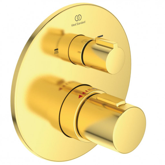 Virštinkinė dalis vonios-dušo maišytuvui Ideal Standard, Ceratherm T100 Brushed Gold