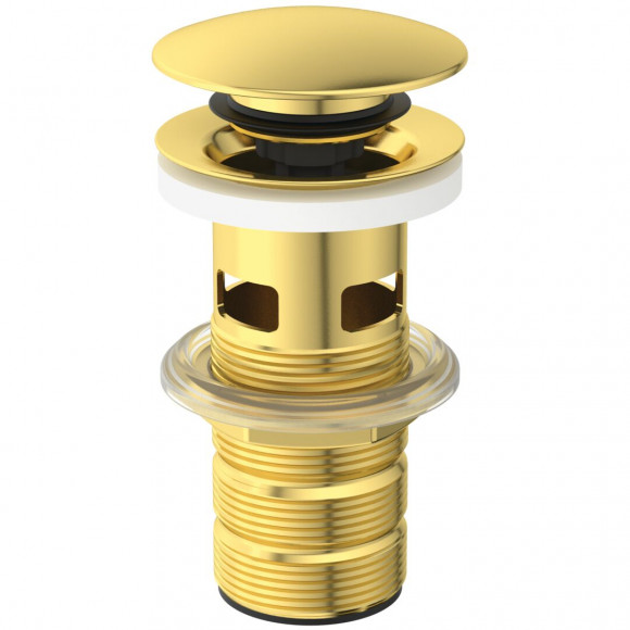 Praustuvo sifono vožtuvas Ideal Standard, praustuvams su persipylimu, Brushed Gold