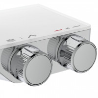 Stacionari dušo sistema Ideal Standard Ceratherm S200, su 200x300 galva, lentynėlė ir Stick rankiniu dušu, chrom