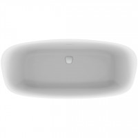 Akrilo vonia Ideal Standard Dea, 180x80, laisvai pastatoma, balta matinė/juoda matinė
