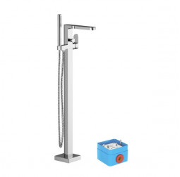 Grindinis vonios maišytuvas Ravak Chrome, CR 080.00, chromas