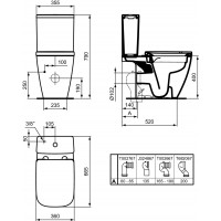 Pastatomo WC Ideal Standard puodas, i.Life B Rimless+ (be bakelio)