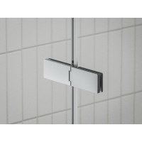 Varstomos dušo durys Ravak Cool!, COSD2-100 chromas+stiklas Transparent