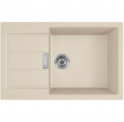 Tectonite plautuvė Franke, Sirius S2D 611-78 XL su užkemšamu ventiliumi, Smėlio