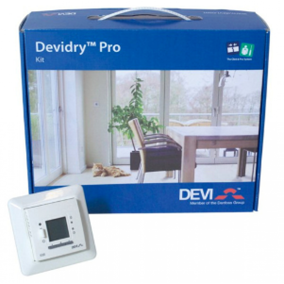Termostatas DEVI Devidry Pro Kit, 55 potinkinis