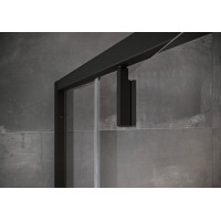 Dušo durys Ravak Nexty, NDOP1-80 juodas+Transparent