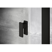 Dušo durys Ravak Nexty, NDOP2-110 juodas+Transparent